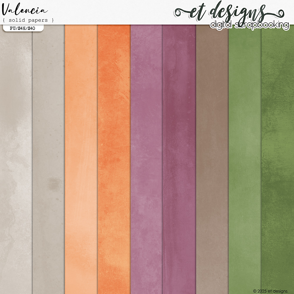 Valencia Solid Papers by et designs