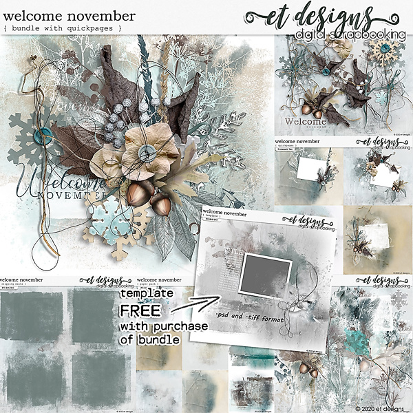 Welcome November Bundle plus Quickpages