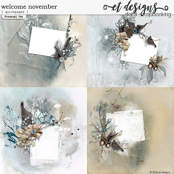 Welcome November Quickpages