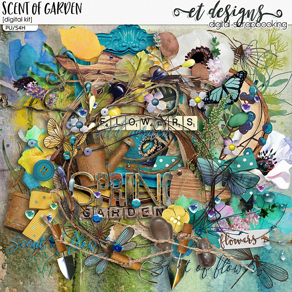 Scent of Garden FWP Kit by et designs