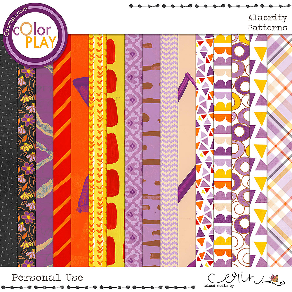 Alacrity {Patterns} by Mixed Media by Erin 