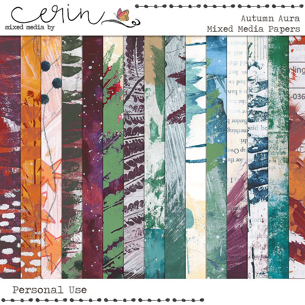 Autumn Aura: {Mixed Media Paper} by Mixed Media by Erin