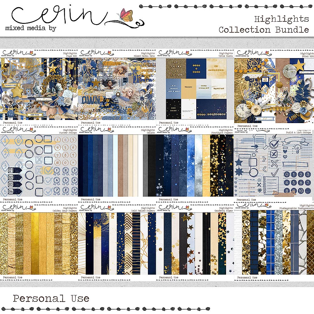 Highlights {Collection Bundle} by Mixed Media by Erin