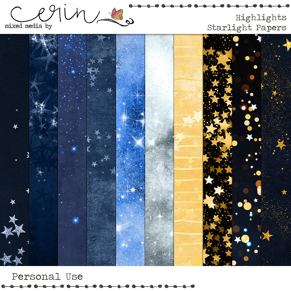 Highlights {Starlight Papers} by Mixed Media by Erin