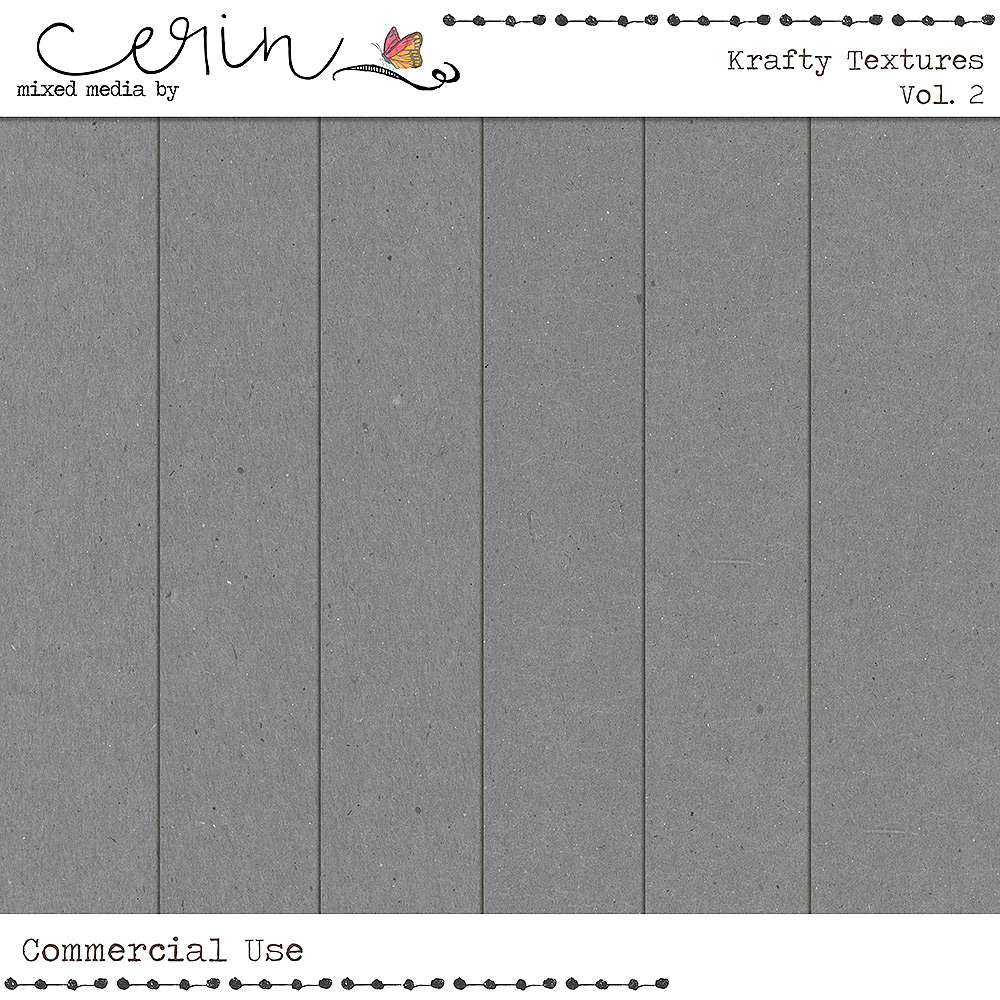 Krafty Textures Vol 2 (CU) by Mixed Media by Erin 