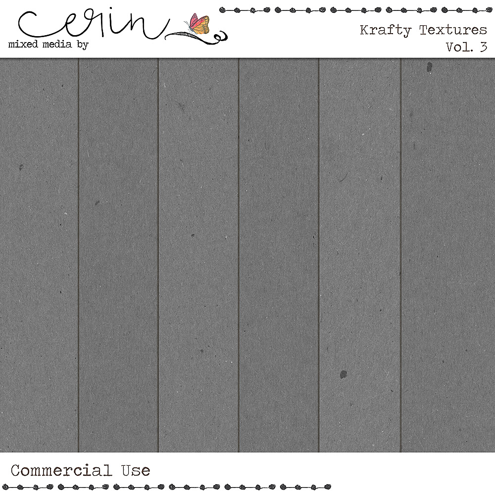 Krafty Textures Vol 3 (CU) by Mixed Media by Erin