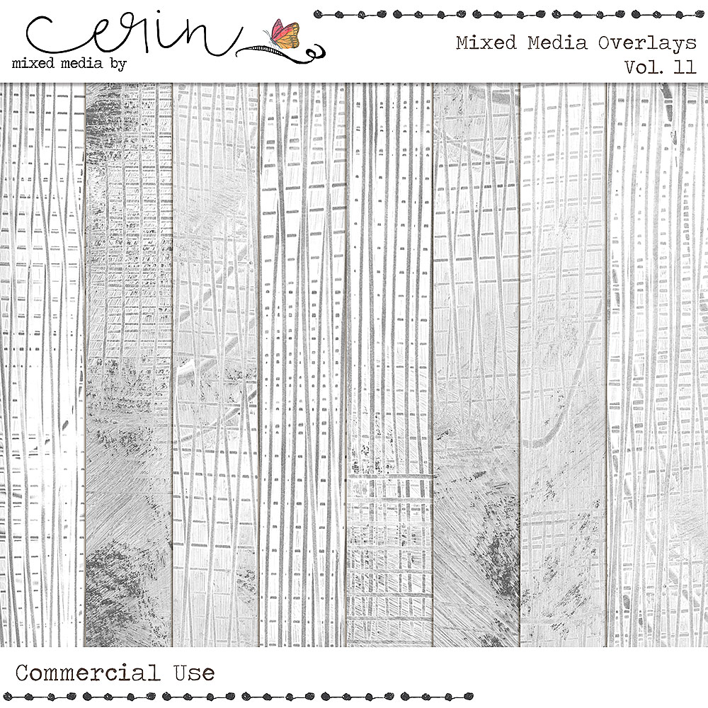 Mixed Media Overlays Vol 11 (CU) by Mixed Media by Erin