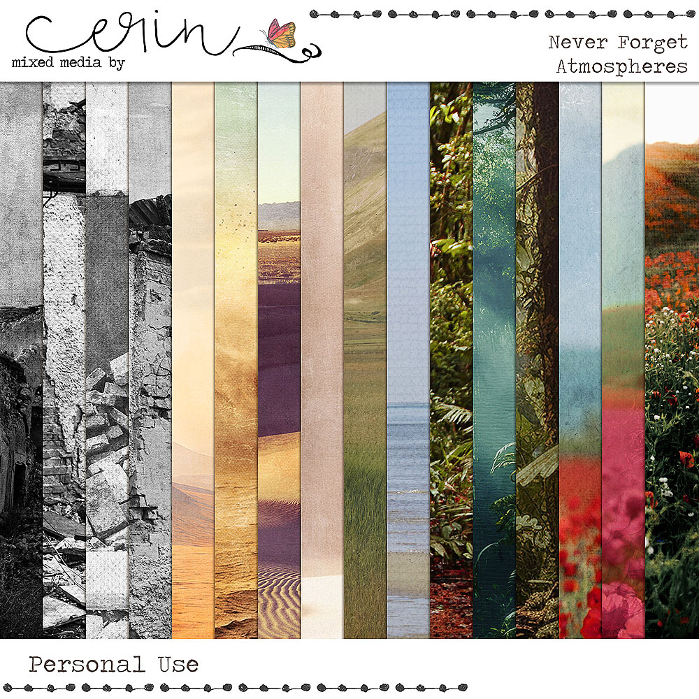 Never Forget {Atmospheres} by Mixed Media by Erin