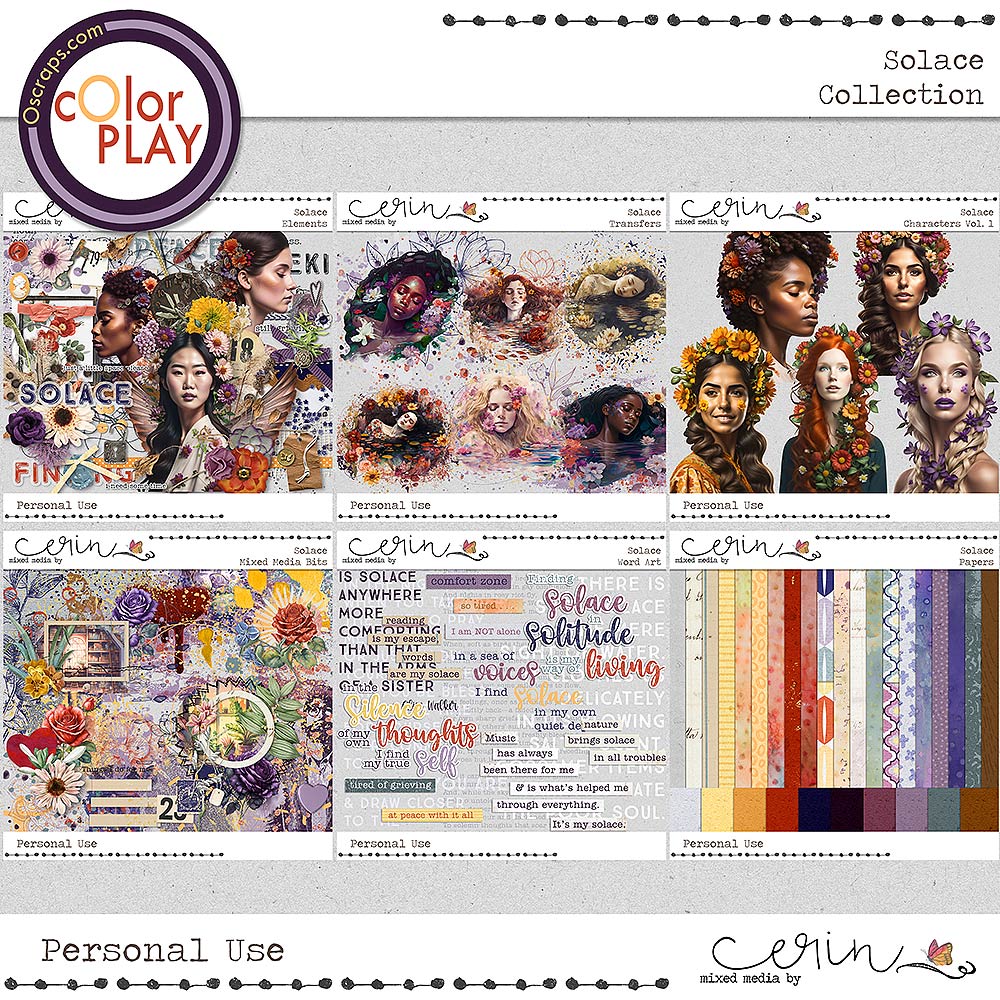 Solace: {Collection Bundle} by Mixed Media by Erin 