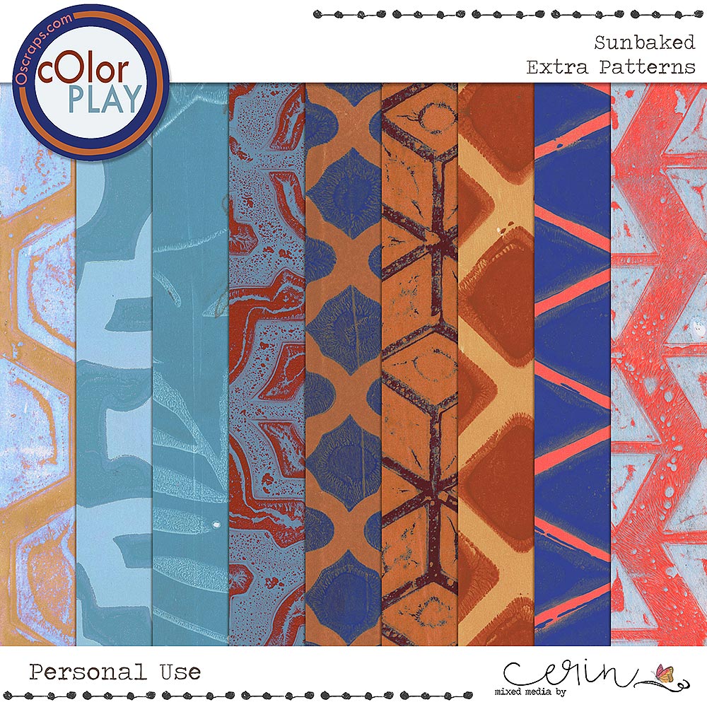 Sunbaked {Extra Papers} by Mixed Media by Erin