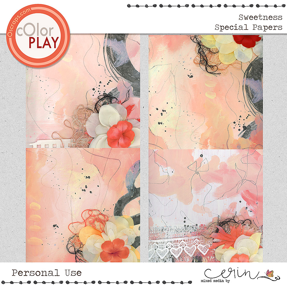 Sweetness: {Special Papers} by Mixed Media by Erin