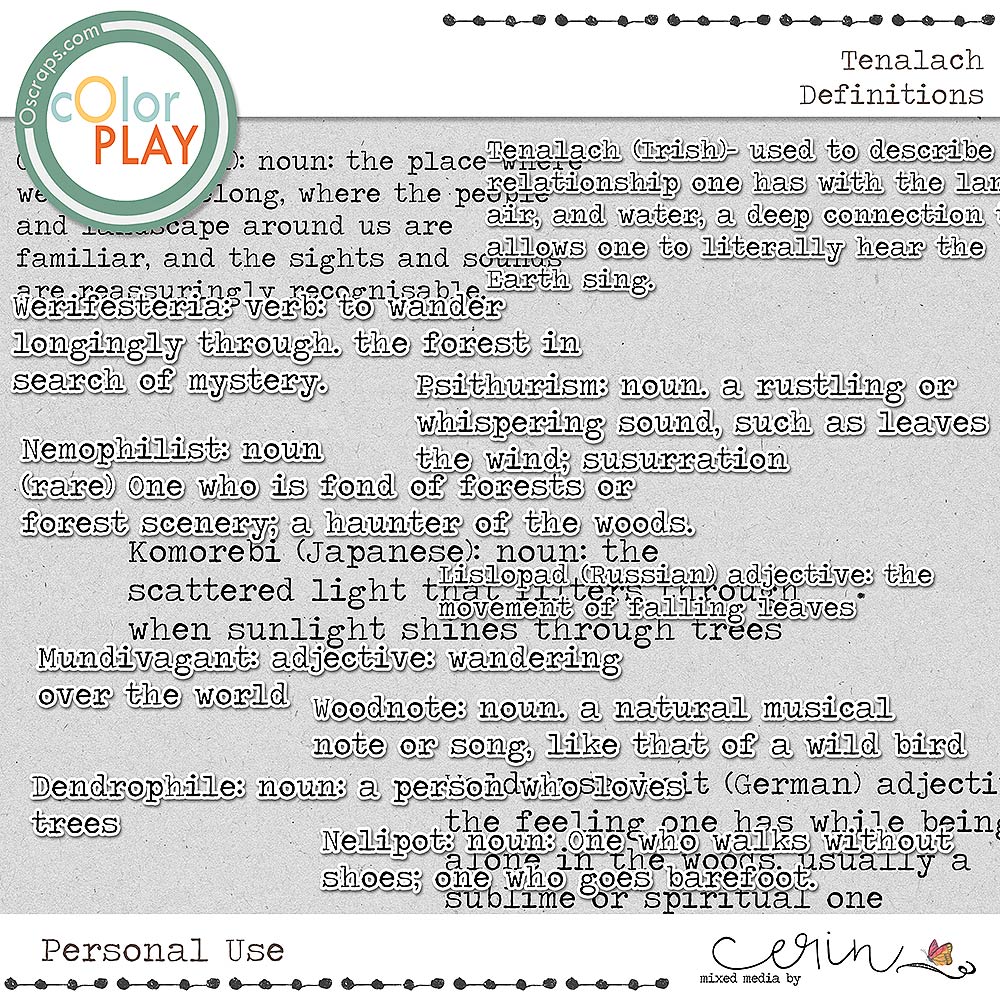 Tenalach {Definitions} by Mixed Media by Erin
