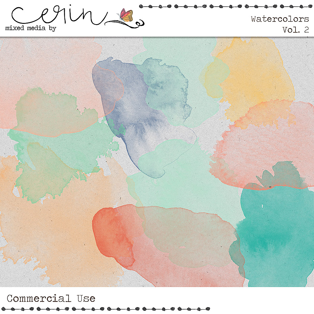 Watercolors Vol 2 (CU) by Mixed Media by Erin