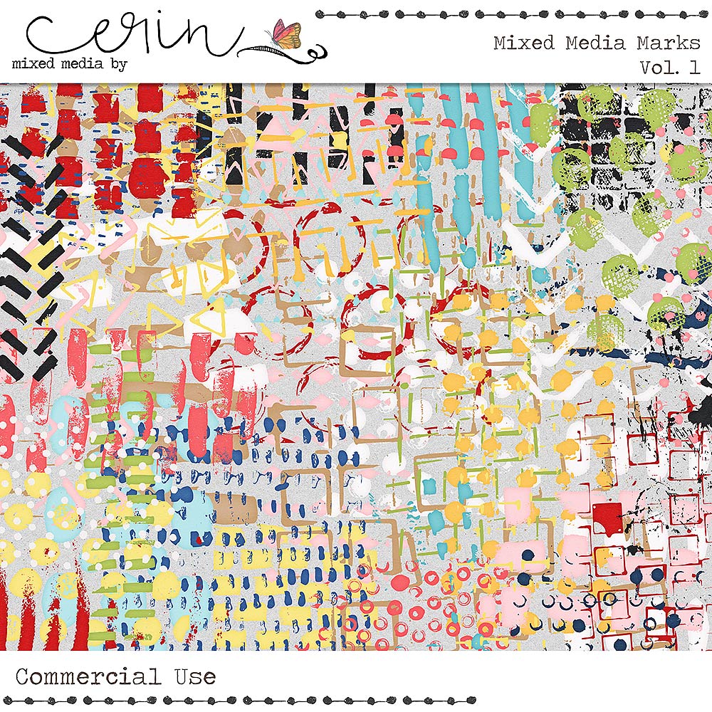 Mixed Media Marks Vol 1 (CU) Name by Mixed Media by Erin