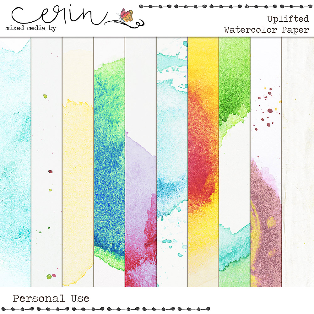 Uplifted {Watercolor Papers} by Mixed Media by Erin