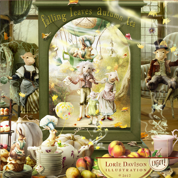 Falling Leaves Autumn Tea (everything in it!) by Lorie Davison