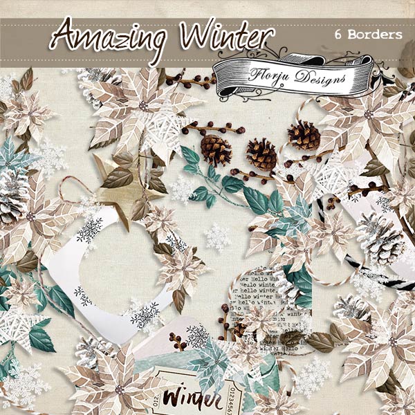 Amazing Winter { Borders PU } by Florju Designs Amazing Winter { Borders PU } by Florju Designs
