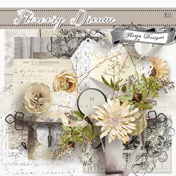 Flowery Dream Kit Pu By Florju Designs Flowery Dream Kit Pu By Florju Designs