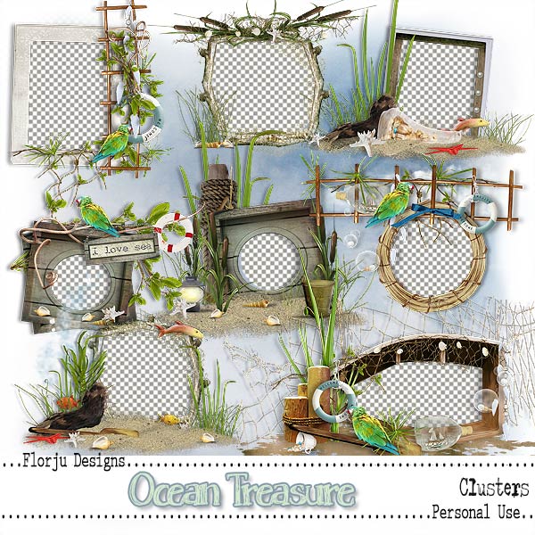 Ocean Treasure { Cluster PU } by Florju Designs Ocean Treasure { Cluster PU } by Florju Designs
