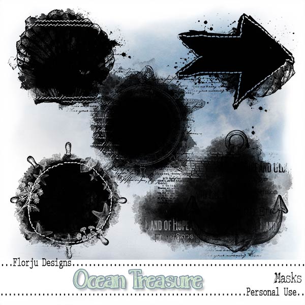 Ocean Treasure { Mask PU } by Florju Designs Ocean Treasure { Mask PU } by Florju Designs