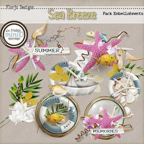Sea Breeze { Embellishment PU } by Florju Designs Sea Breeze { Embellishment PU } by Florju Designs