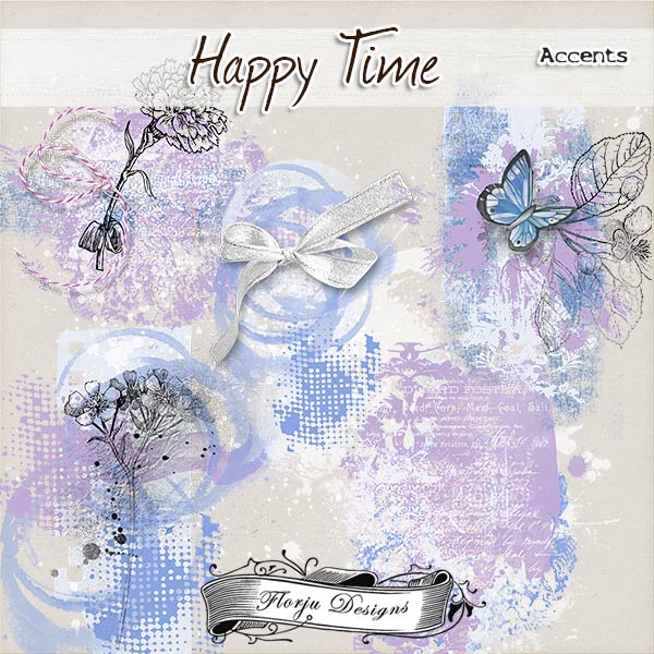 Happy Time { Accents PU } by Florju Designs Happy Time { Accents PU } by Florju Designs