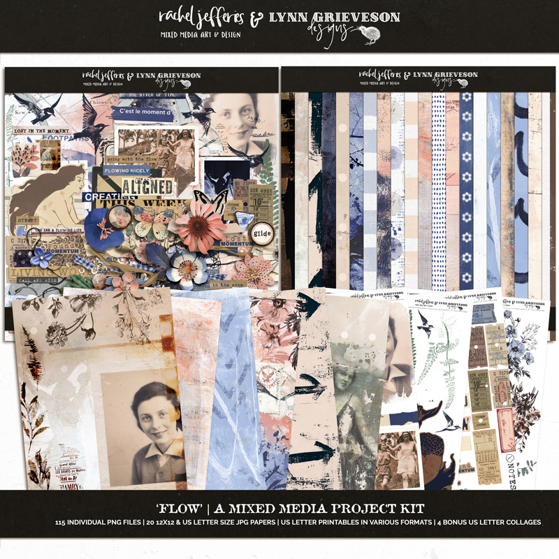 Flow Mixed Media Project Kit
