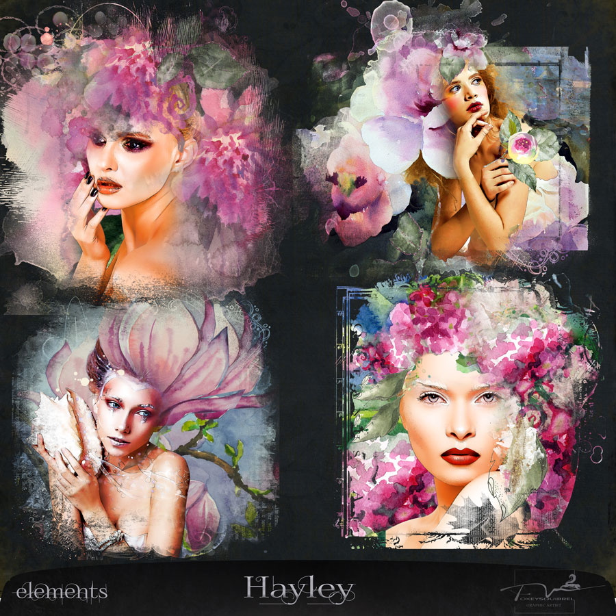Hayley Digital Art Elements