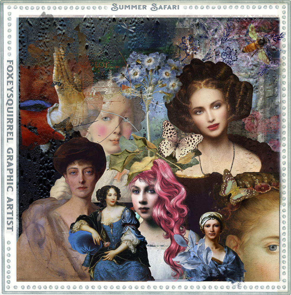 Summer Safari Digital Art Kit