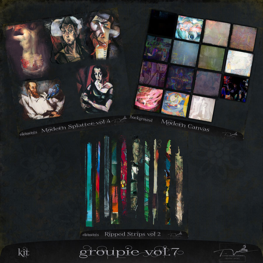 Groupie 07 Modern Art Bundle