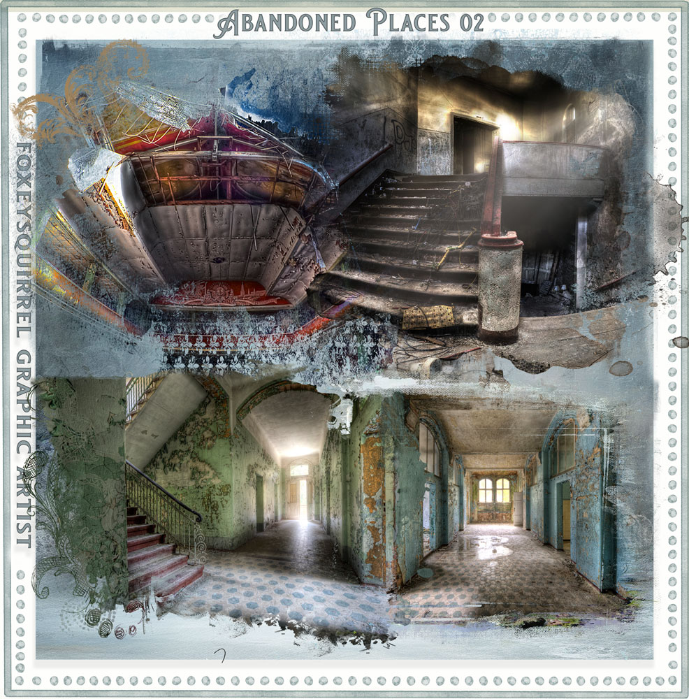 Abandoned Places 02 Digital Art Elements