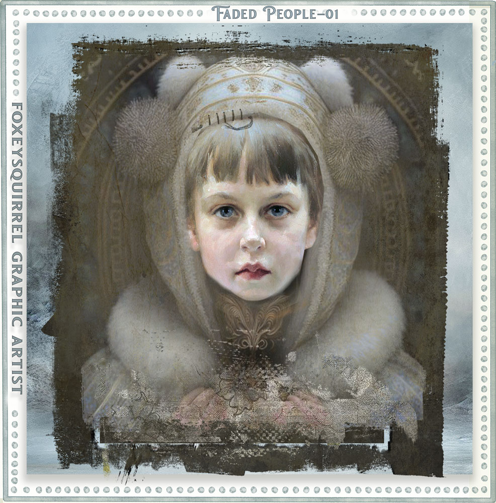 Faded People vol 1 Digital Art Element