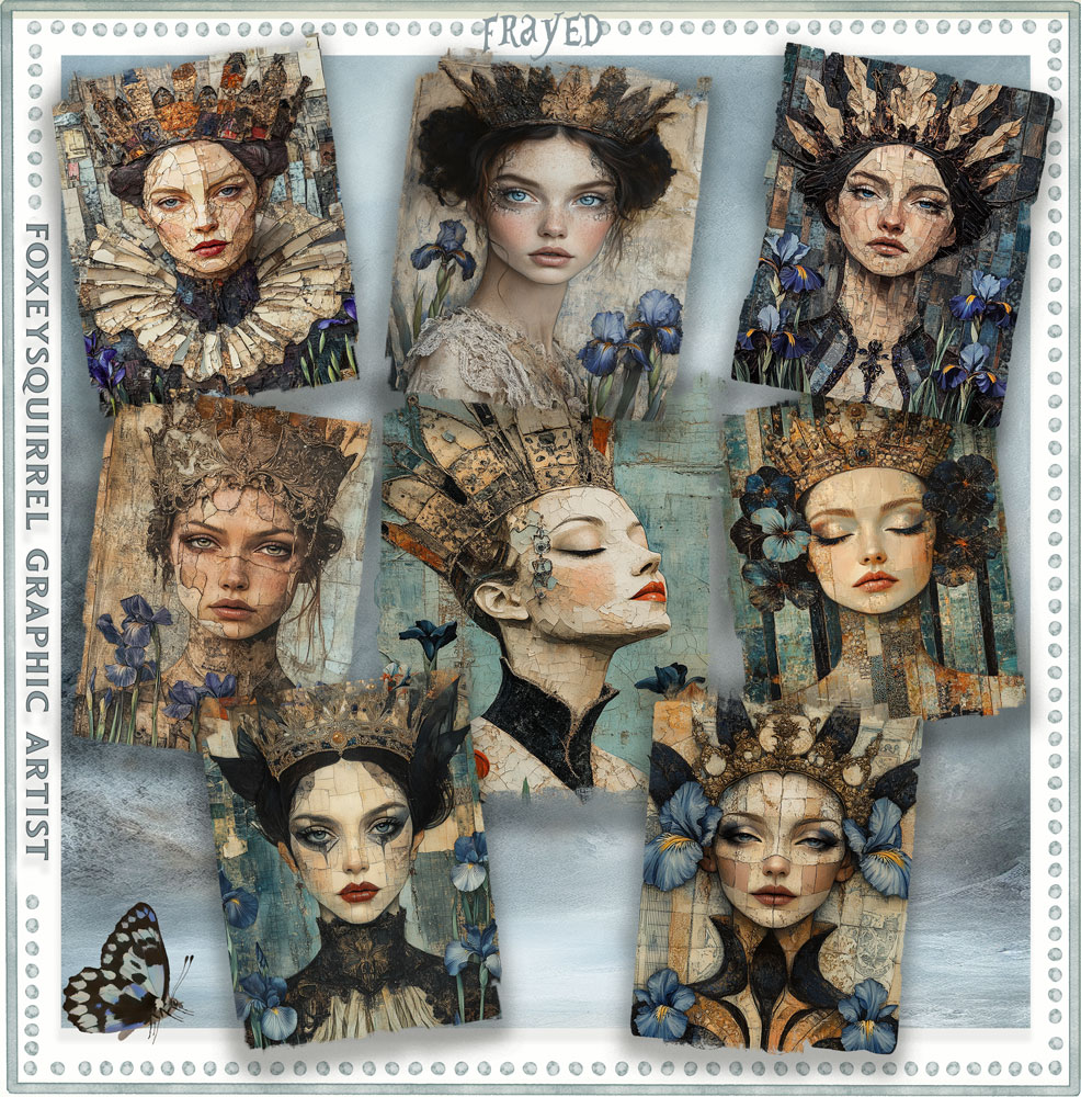 Frayed Digital Art Elements