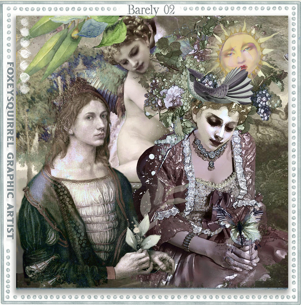 Barely-02 Digital Art Kit