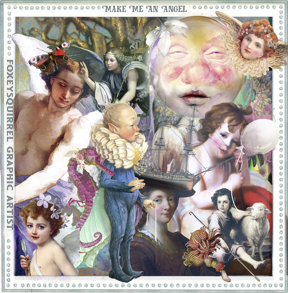 Make Me An Angel Digital Art Kit