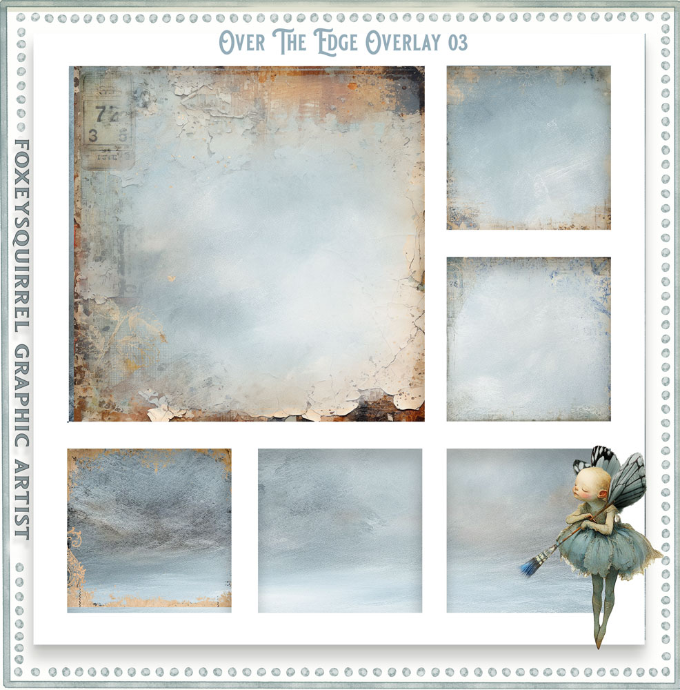 Over The Edge Vol.3 Digital art Overlay Pack 