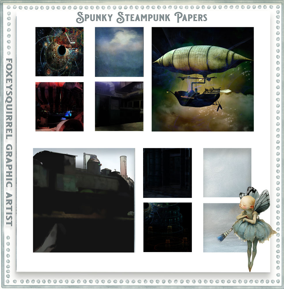 Spunky Steampunk Background