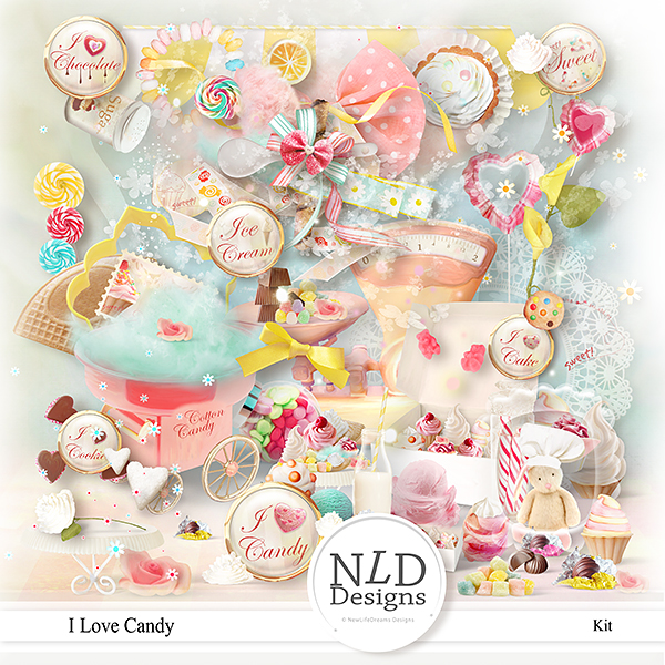I Love Candy Kit