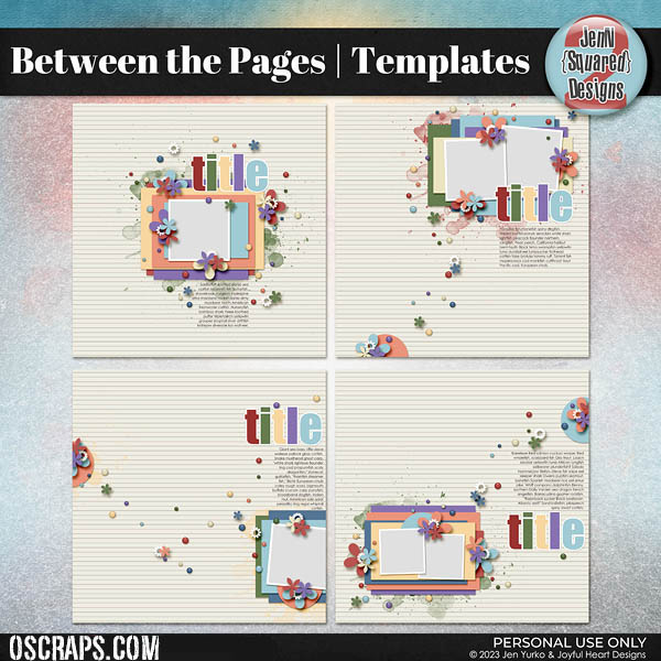 Between the Pages (templates)
