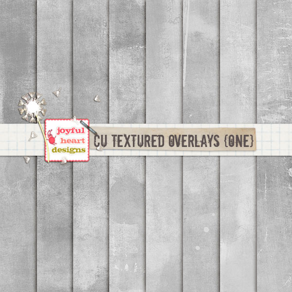 CU Textured Overlays (one) by Joyful Heart Designs