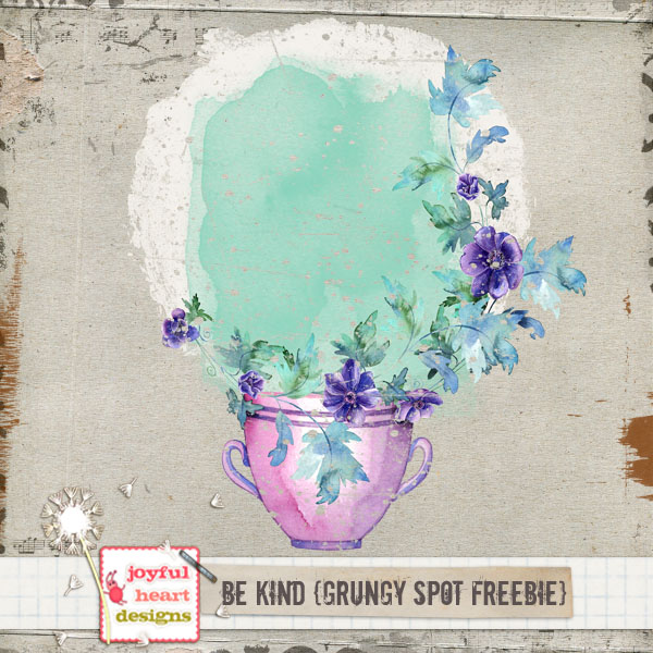 Be Kind (grungy spot freebie) Be Kind (grungy spot freebie)