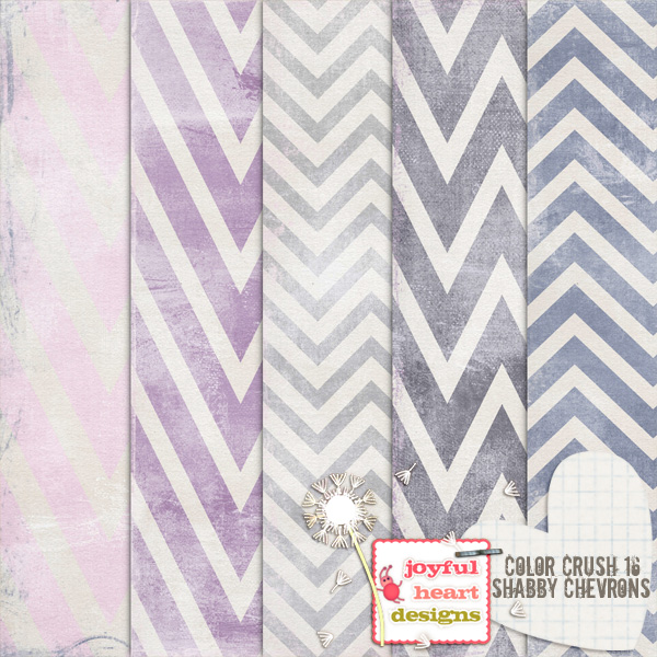 Color Crush 16 (shabby chevrons)