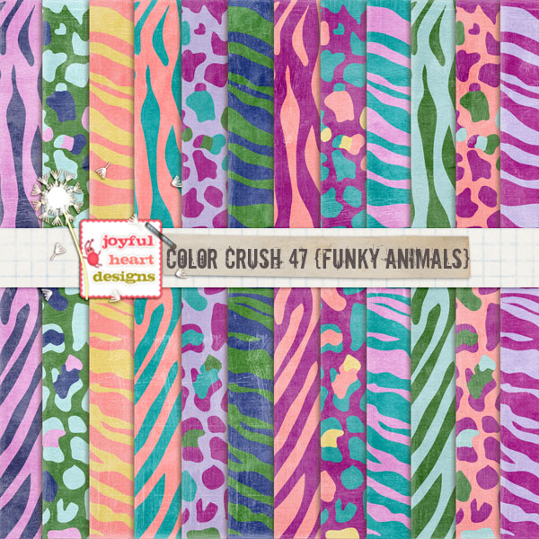 Color Crush 47 (funky animals)