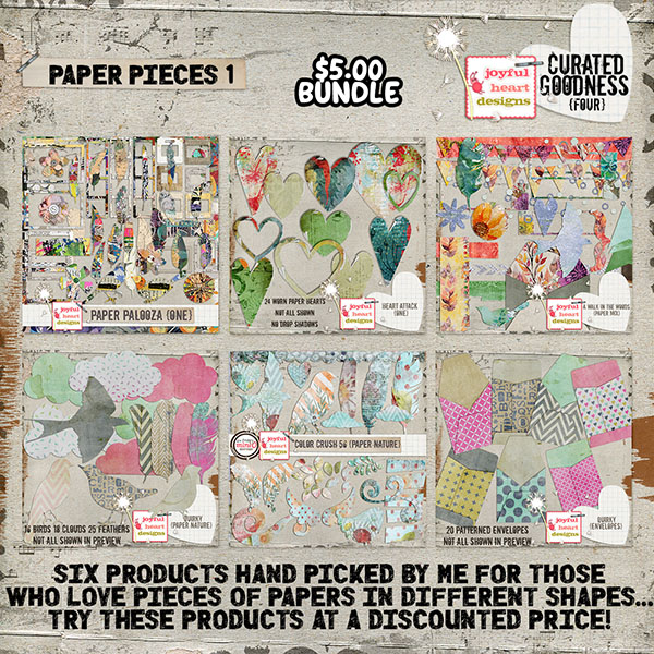 Curated Goodness 4 (Paper Pieces 1)