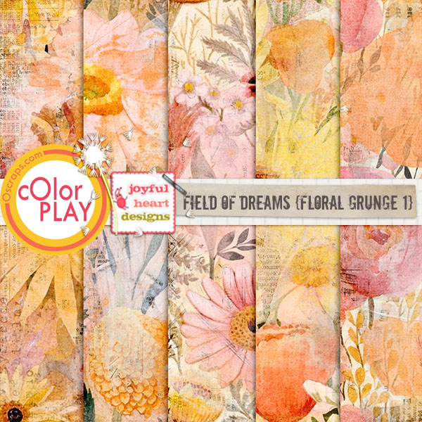 Field of Dreams (floral grunge 1)