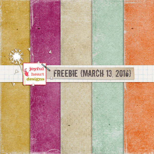 Freebie (March 13 - 2016)