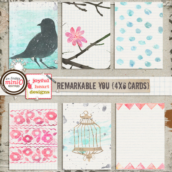 Remarkable You (4x6 inch cards)