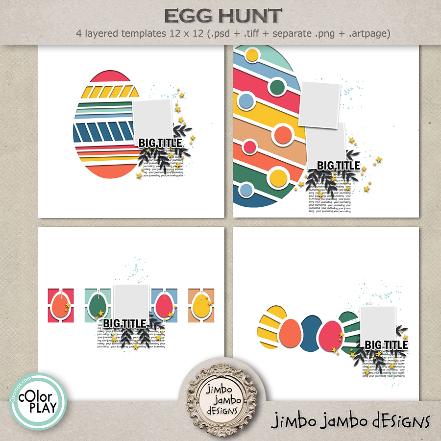 Egg hunt by Jimbo Jambo Designs
