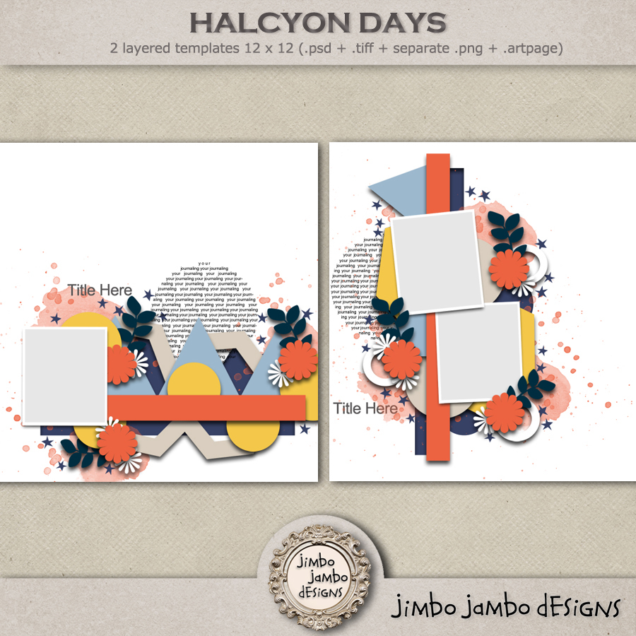 Halcyon days templates by Jimbo Jambo Designs Halcyon days templates by Jimbo Jambo Designs