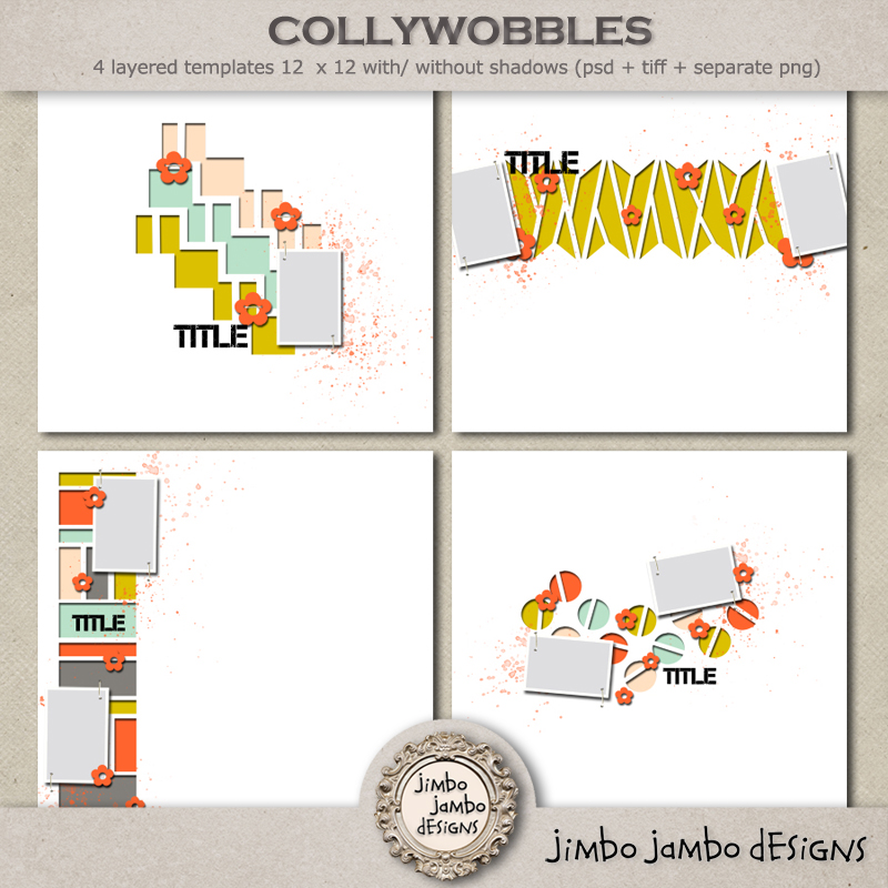Collywobbles templates by Jimbo Jambo Designs